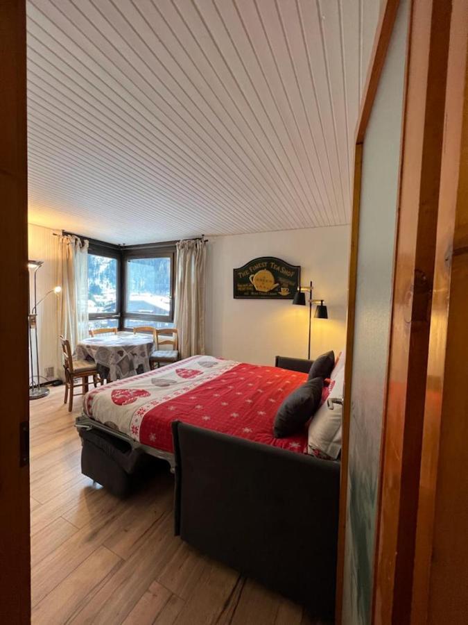 Studio Dent Du Caiman, Chamonix Hyper Centre, Parking, Vue Mont Blanc Exteriör bild